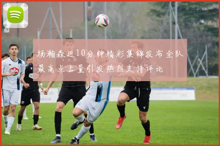 杨瀚森近10分钟精彩集锦发布全队最高点击量引发热烈支持评论